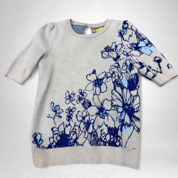 Sonal Nathwani for Maeve Harmon Jacquard Sweater Tee by Maeve - Picture 1 of 11